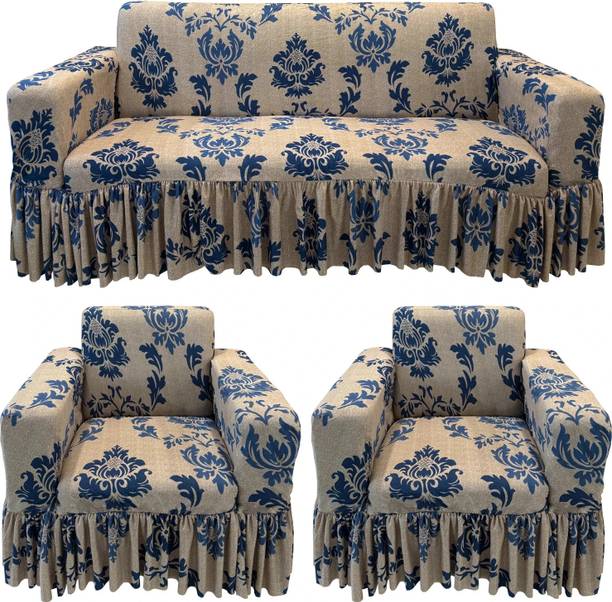 Gifts Island Polyester 3+1+1 Seater Sofa Abstract Cover