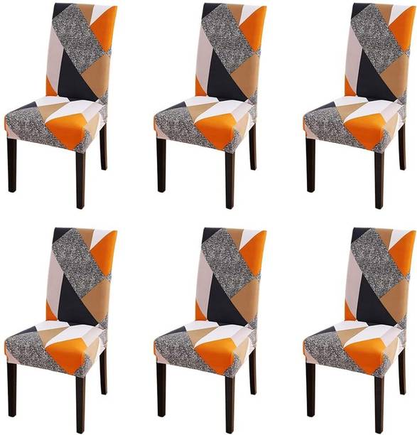 Rabhnoor Polycotton Abstract 1 Seater Chair Cover