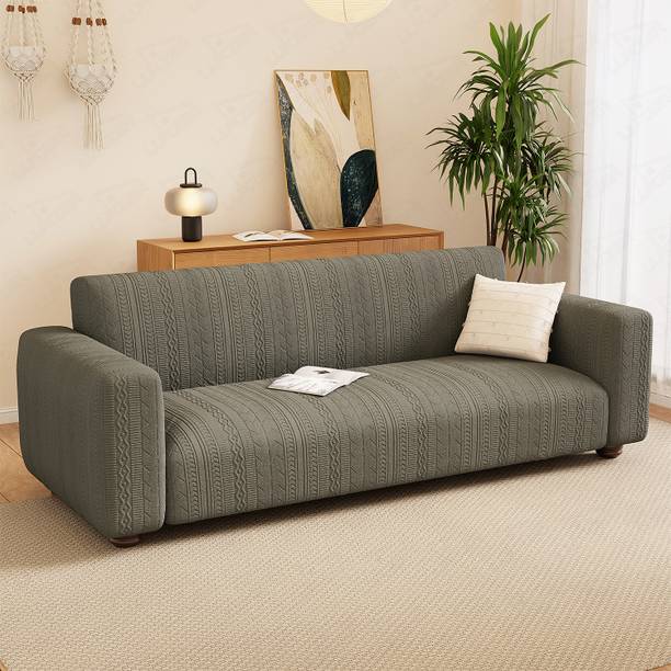 lukzer Jacquard Abstract 3+1+1 Seater Sofa Cover