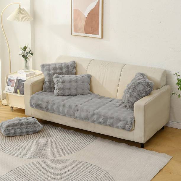 Multitex Velvet 3 Seater Sofa Floral Cover