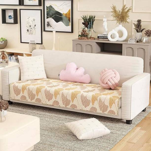 lukzer Polyester Floral 1 Seater Sofa Cover
