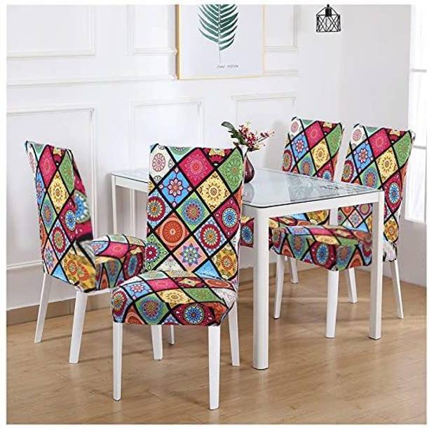 Rabhnoor Polycotton Abstract 1 Seater Chair Cover