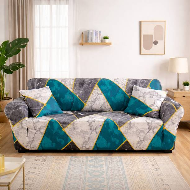 JaiSingh Polycotton 3 Seater Sofa Floral Cover