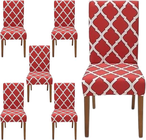 QUIRKYHUB Polycotton Geometric 1 Seater Chair Cover