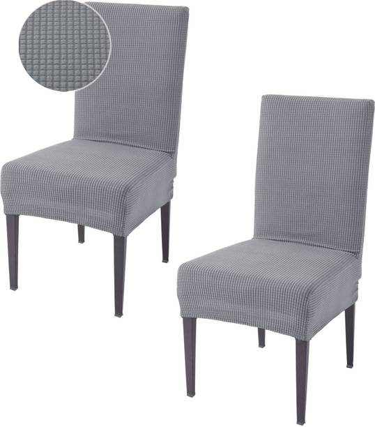HOKiPO Jacquard Plain 2 Seater Chair Cover