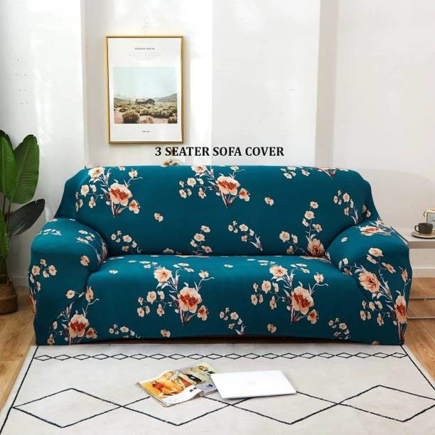WeClever Polycotton Floral 3 Seater Sofa Cover