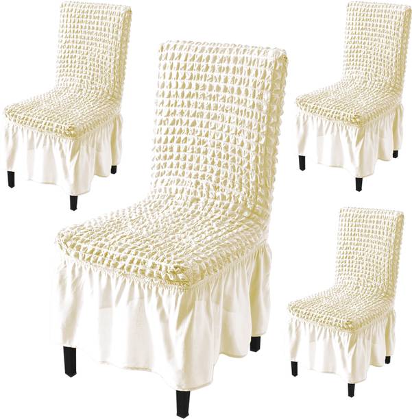 HOKiPO Polyester Plain 1 Seater Chair Cover