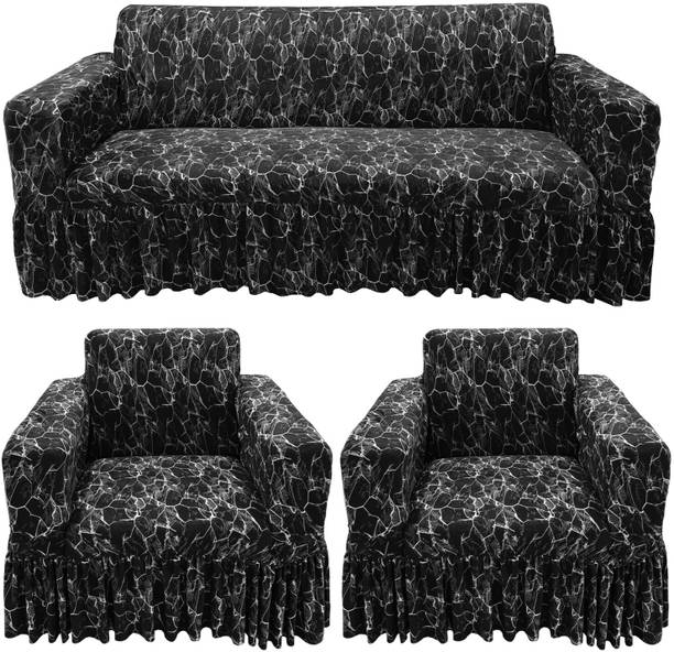 Gifts Island Polyester 3+1+1 Seater Sofa Abstract Cover