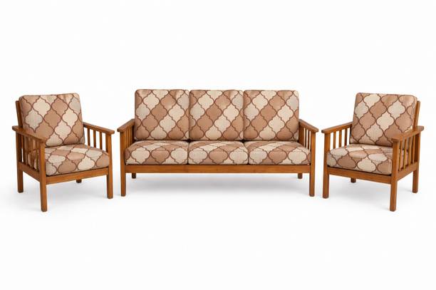 Flipkart SmartBuy Polyester 3+1+1 Seater Sofa Abstract Cover