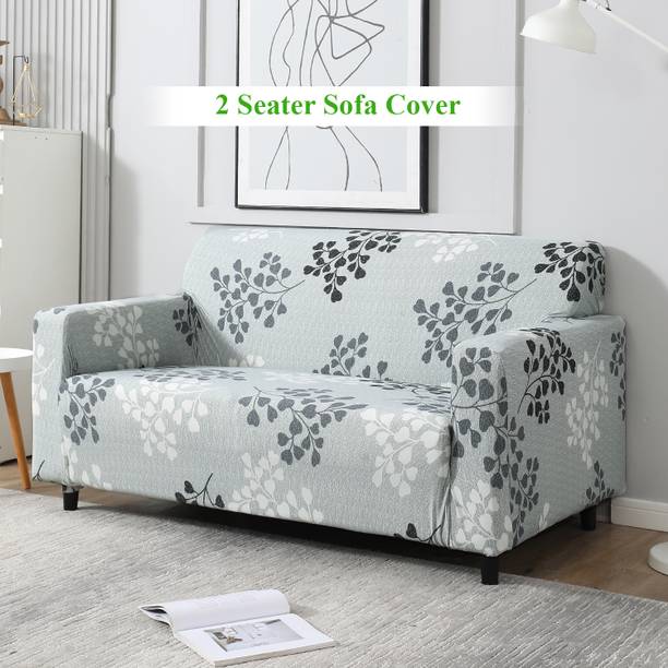 HOKiPO Polyester Floral 2 Seater Sofa Cover