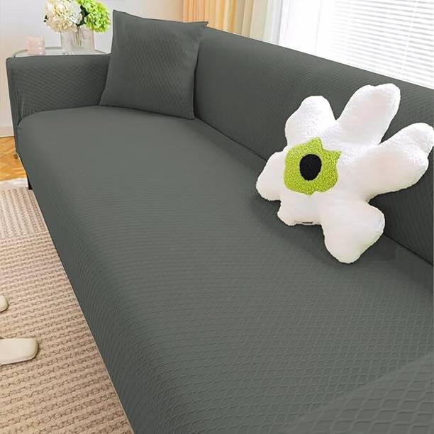 लुकजेर जैकर्ड ऐब्स्ट्रैक्ट 3+1+1 सीटर सोफा कवर