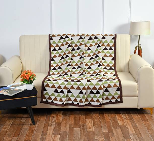 Udeek Chenille Geometric 3 Seater Sofa Cover