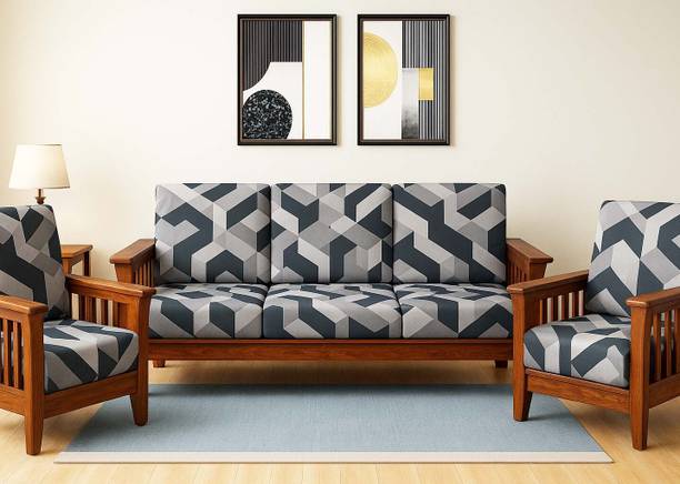 FABANE Polycotton 3+1+1 Seater Sofa Abstract Cover