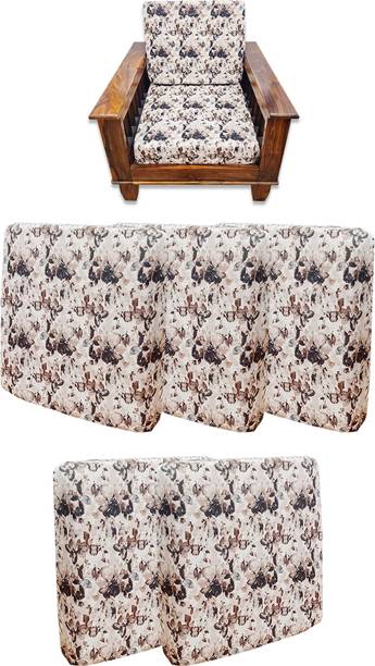 ohello Polycotton Floral 3+1+1 Seater Sofa Cover