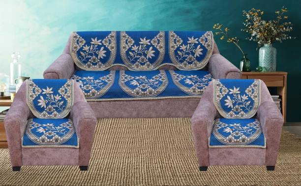 Nendle Cotton Floral Sofa Cover