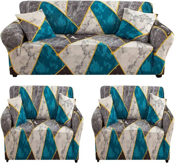 Gifts Island Polyester Abstract Sofa Cover