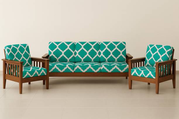 Flipkart SmartBuy Polyester 3+1+1 Seater Sofa Abstract Cover