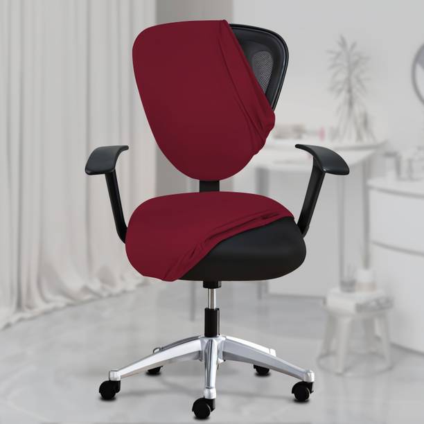 HOTKEI Polycotton Plain 1 Seater Chair Cover