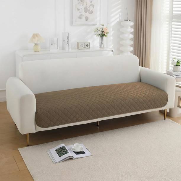 furshine Polyester 3 Seater Sofa Plain Cover