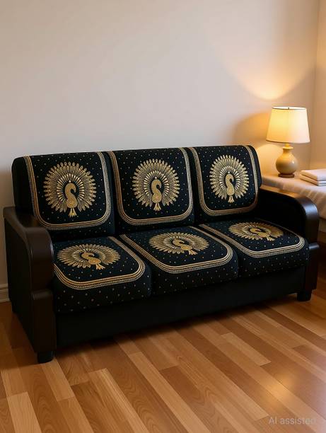 CADY Cotton 3+1+1 Seater Sofa Animal Cover