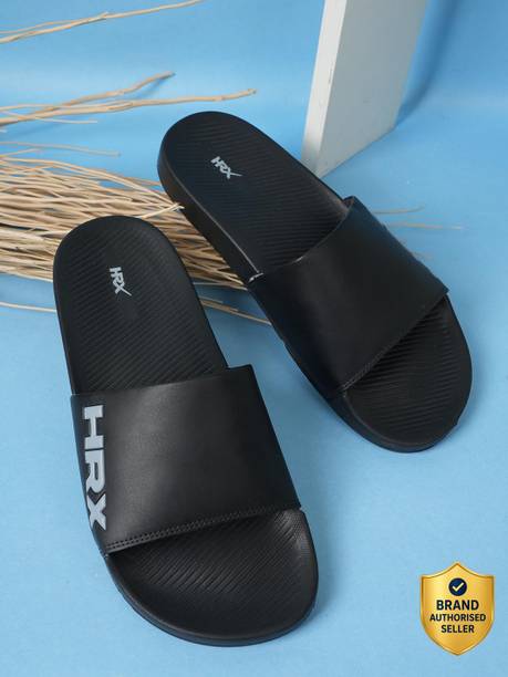 HRX by Hrithik Roshan Men Slides Black , 9