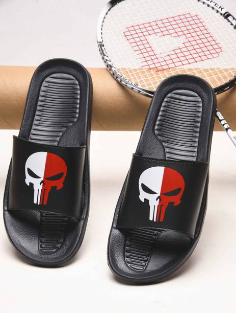 Foot Print Men Slides