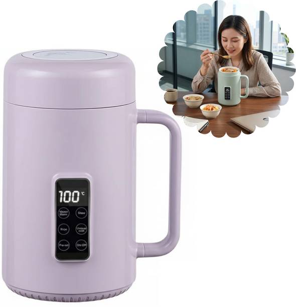 Anelyn Electric Cooker Mini Soup Steamer Sturdy Noodles Pot 1L Cooking Pot Kitchen Slow Cooker