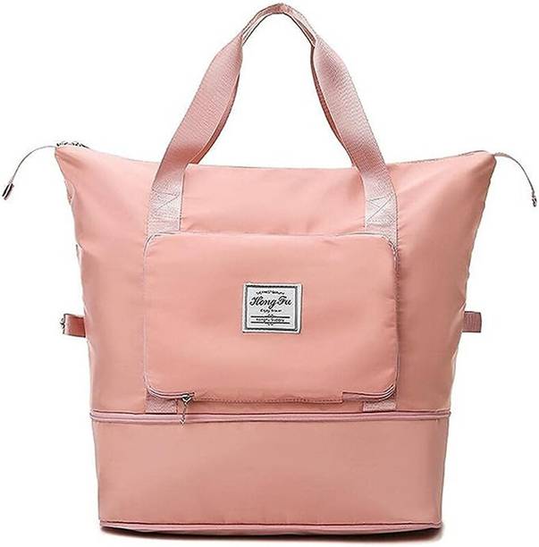 Lightweight Waterproof Large Capacity Folding Travel Duffel Bag For Girls Small Travel Bag  - Medium