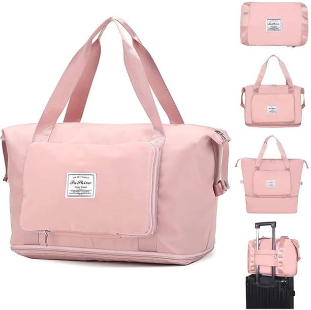 72 L Hand Duffel Bag - Spacious Hand Carry Duffel Bag for Long Trips - Pink - Large Capacity