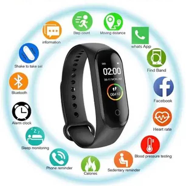 Clairbell EZQ_264L_M4 Smart band compatiable with all Smartphones