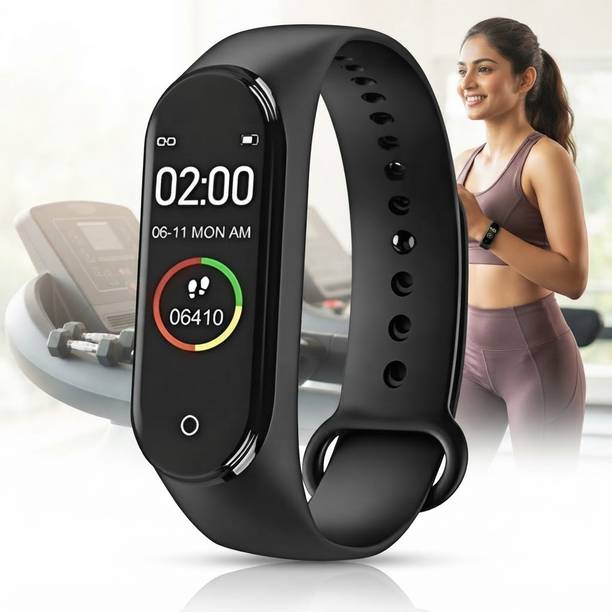 DRUMSTONE Smart Wrist Watch Activity Tracker with Touch Display, Adjustable Strap
