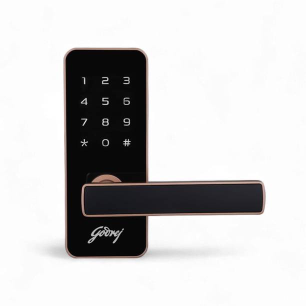 Godrej Locks Catus Touch I Smart Digital Lock for Wooden Door I 2 in 1 Access I 3 Yr Warranty Smart Door Lock