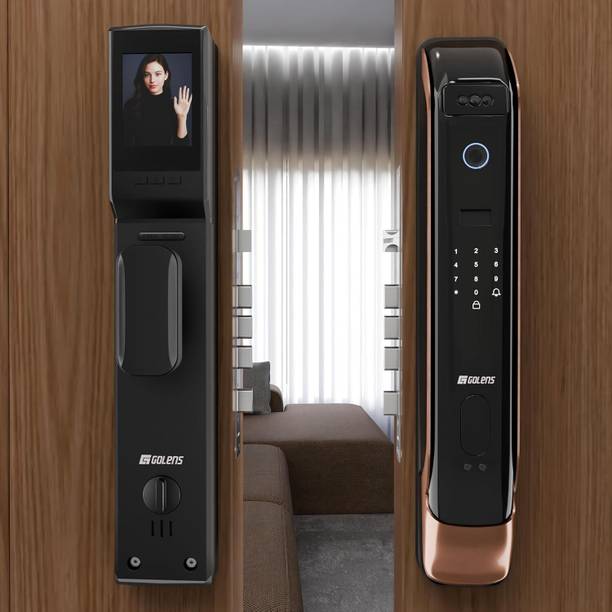 GOLENS X28 Smart Door Lock with 3D Face ID, WiFi Camera, Fingerprint & 8-Way Unlocking Smart Door Lock