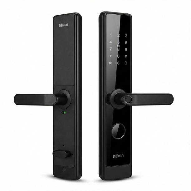 Haken HDLF M61 Digital Mortise Door Lock 5-Way Access Fingerprint PIN RFID App Coffee Brown Smart Door Lock