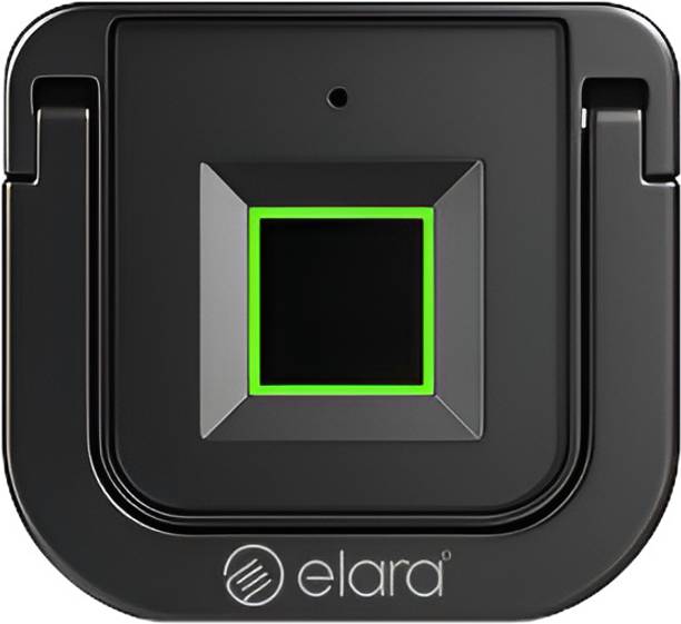 Elara Elara DX-1 Smart Drawer Lock, Fingerprint Scanner with 20 User Storage, Auto-Lock System, Type-C Port, Smart Lock for Cabinets and Drawers Black Smart Door Lock