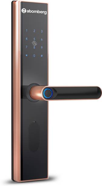 Atomberg SL1|6 Ways Unlocking |Fingerprint 5 SS Bolt | Free Installation Smart Door Lock