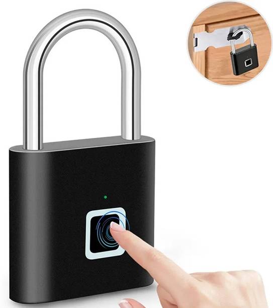 ONSKRI Waterproof For Home, Office, Suitcase Security, Locker (Black) - Metal Smart Door Lock