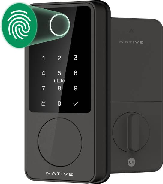 NATIVE By Urban Company Lock S | Adds on to Your existing Lock | 4-Way Unlock Smart Door Lock