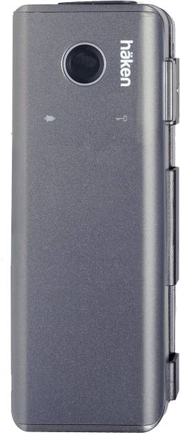 Haken HDLE-RG51 Rim Lock 5-Way for Glass Doors with Fingerprint, PIN, RFID, Key & WiFi App (Dark Grey) Smart Door Lock