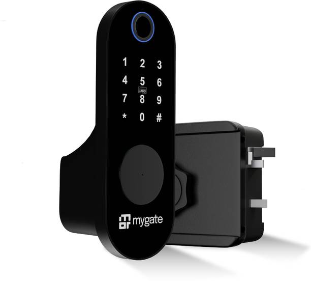 Mygate Lock Edge |6-in-1 Unlock– Fingerprint, PIN, RFID, App, OTP & Key |2-Year Warranty Smart Door Lock