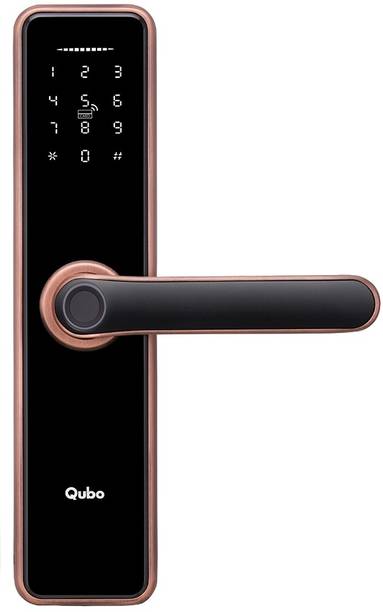 Qubo Smart Door Lock Essential (Copper) | 7 Unlock Modes | App Control | 2Y Warranty Smart Door Lock