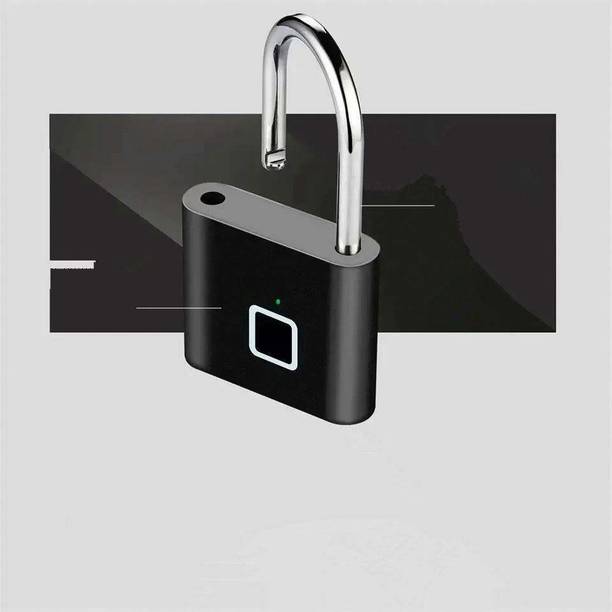WENGONVILA Latest Fingerprint Smart Padlock Portable Keyless Biometric Digital Lock for Daily Security Smart Door Lock