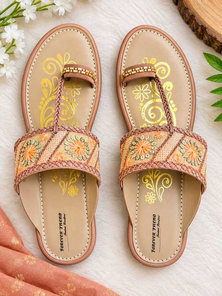 Forever Friend embroidered floral slipper Smart Insole