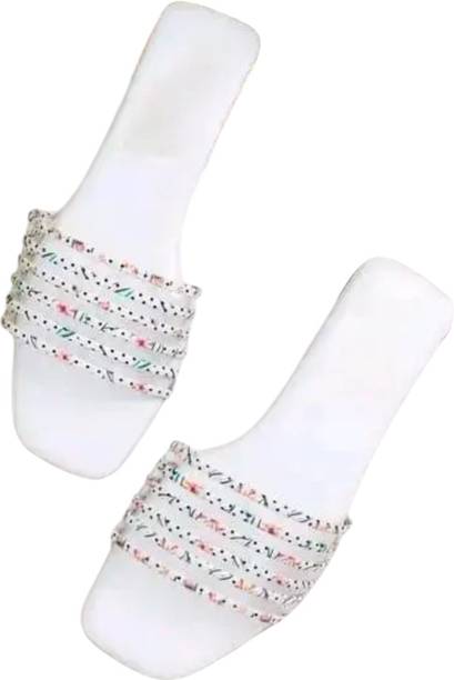 F A COLLETION Transparent chappal Smart Insole