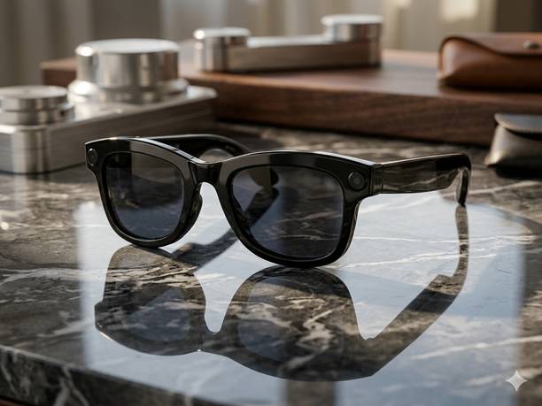 TULUA G5 AI Camera Smart Glasses, 8MP, HD, Photo & Video, Bluetooth, Voice Translation