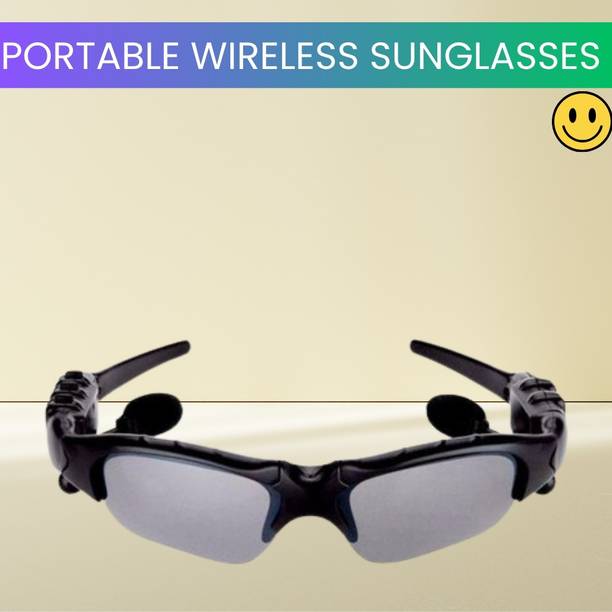 YAROH Bluetooth Sunglasses With Wireless Earphones Attached & Stereo Sound FeatureU140