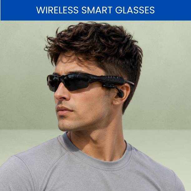 FRONY Bluetooth Smart Sunglasses With Wireless Earphones, Built-in Mic & GlassesBR129