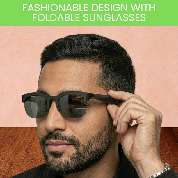 FRONY Bluetooth Smart Glasses With Wireless Audio & UV Protection SunglassesWX12