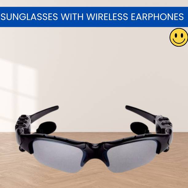 YAROH Bluetooth Sunglasses With Wireless Earphones Attached & Stereo Sound FeatureU256