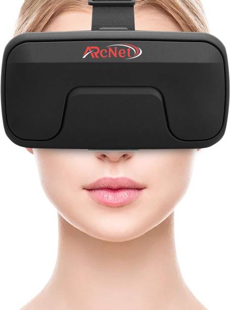 Arcnet s Virtual Reality Headset with Headphones and Remote Controller
